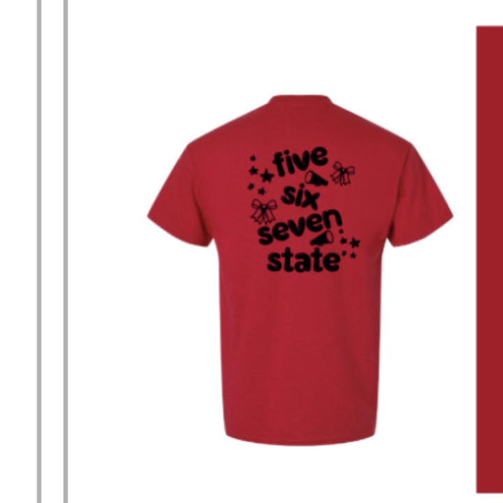 State Cheerleading Shirts